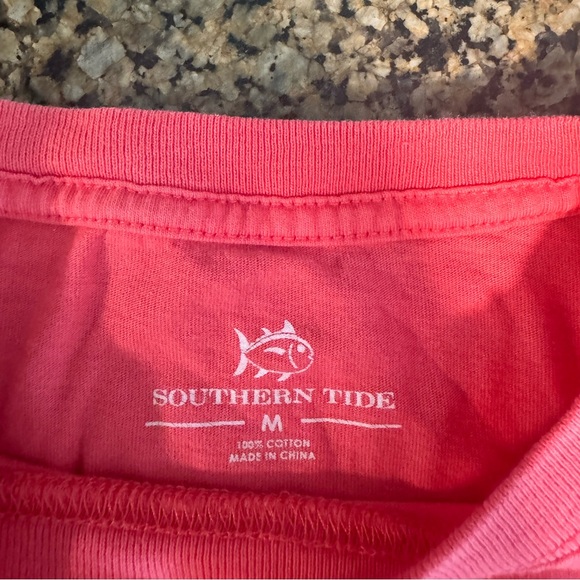 Southern Tide T-shirt, youth Medium, coral - Picture 3 of 4